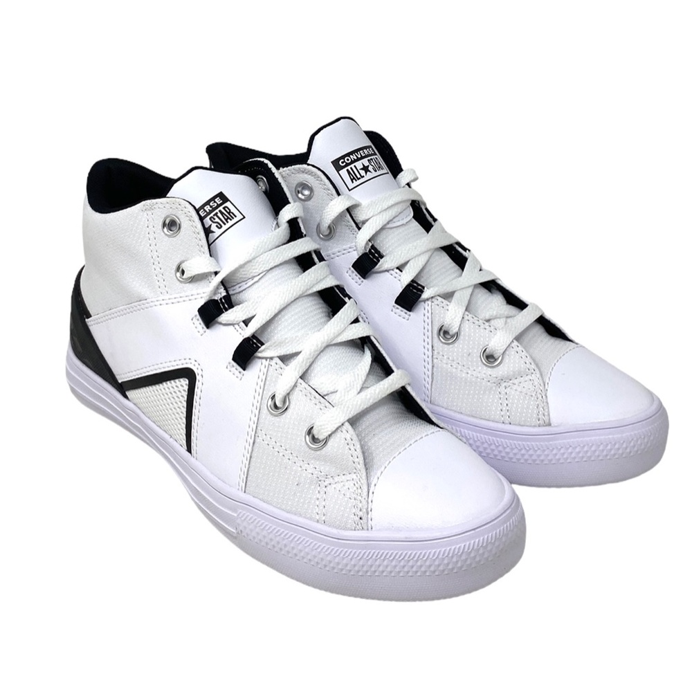 Converse CTAS Flux All Star Ultra Mid White Women’s Mesh Leather SneakersA01168C - Picture 6 of 11